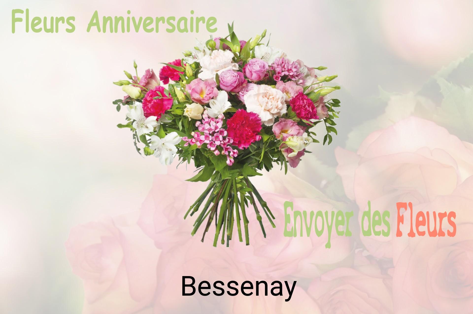 Bouquet de fleurs d’anniversaire livré à Bessenay