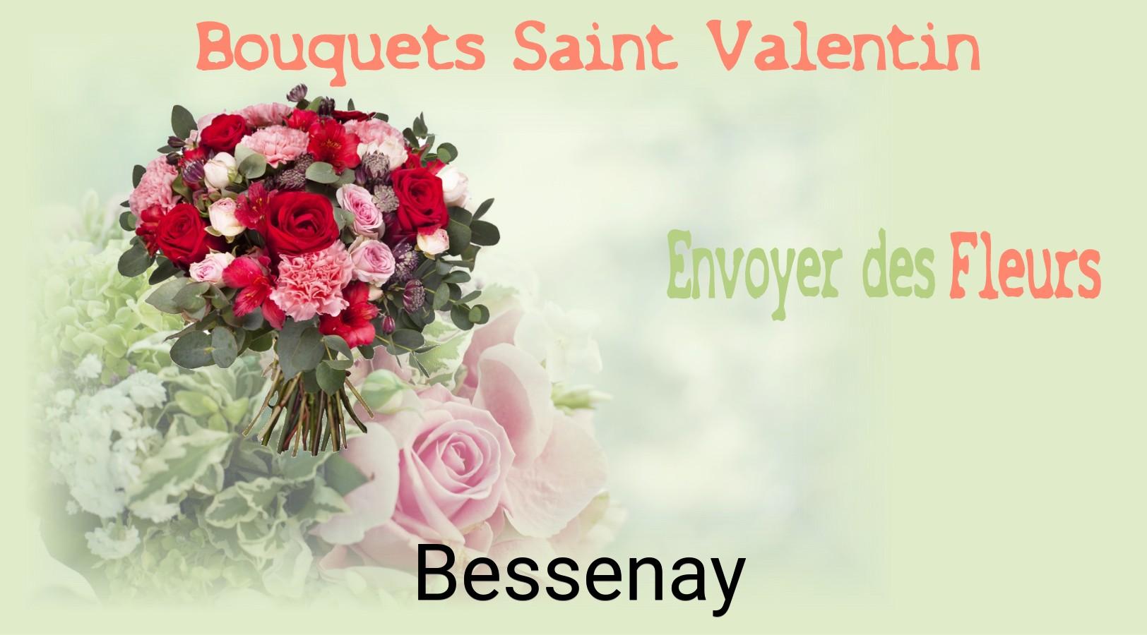 Roses de Saint-Valentin livrées à Bessenay